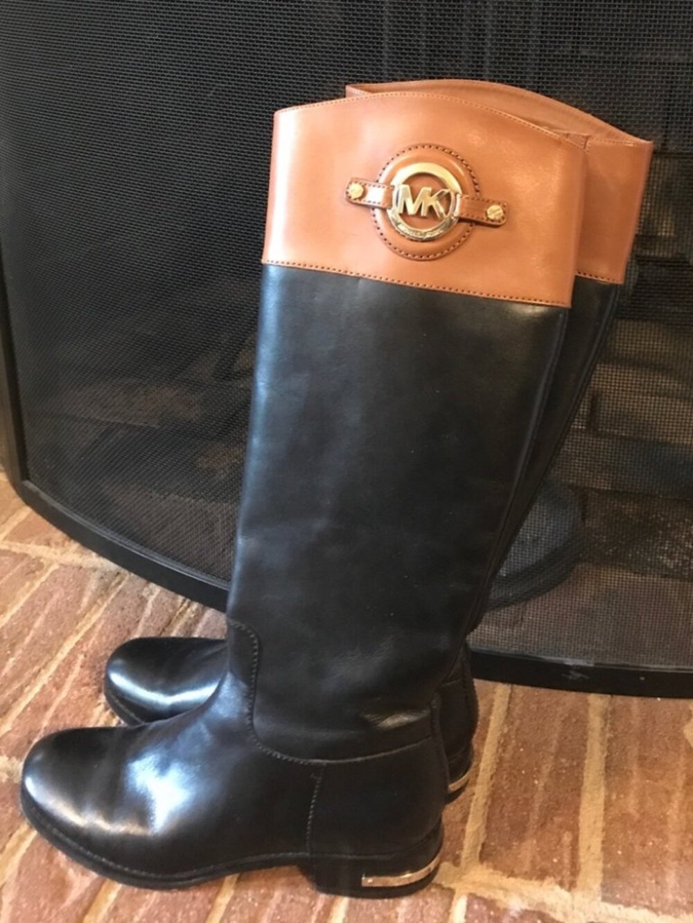 Michael Kors two tone boots size 7.5